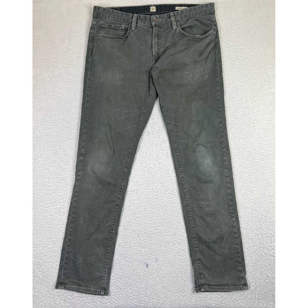 Agave Denim Jeans Mens 36 (Fits 39x34) Gray No 11 Straight Leg USA Made